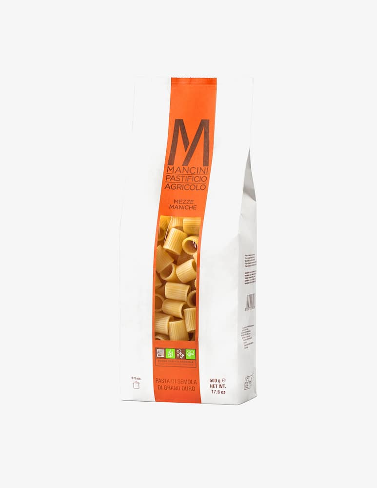 rinascente Mancini Pastificio Agricolo Mezze Maniche 500g