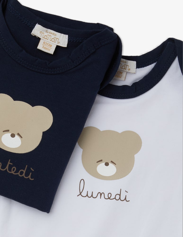 Nanan Box con body settimana 7 pezzi - immagine 3 Nanan Box con body settimana 7 pezzi - immagine 3