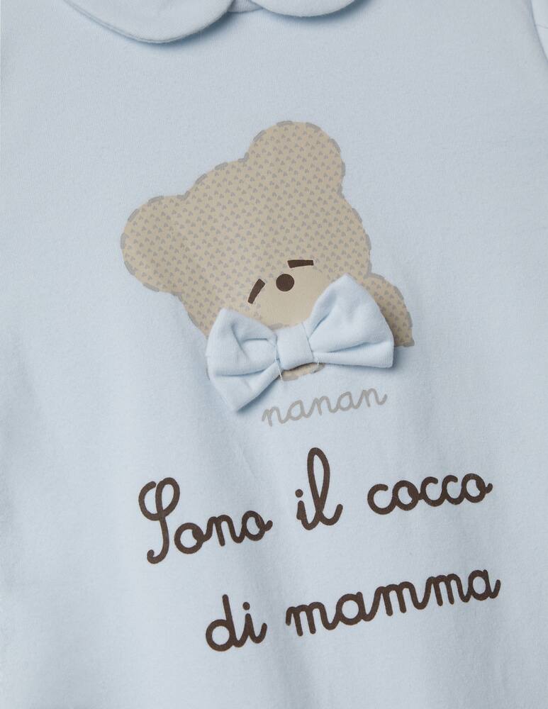 rinascente Nanan Sono il cocco di mamma bodysuit - Light blue