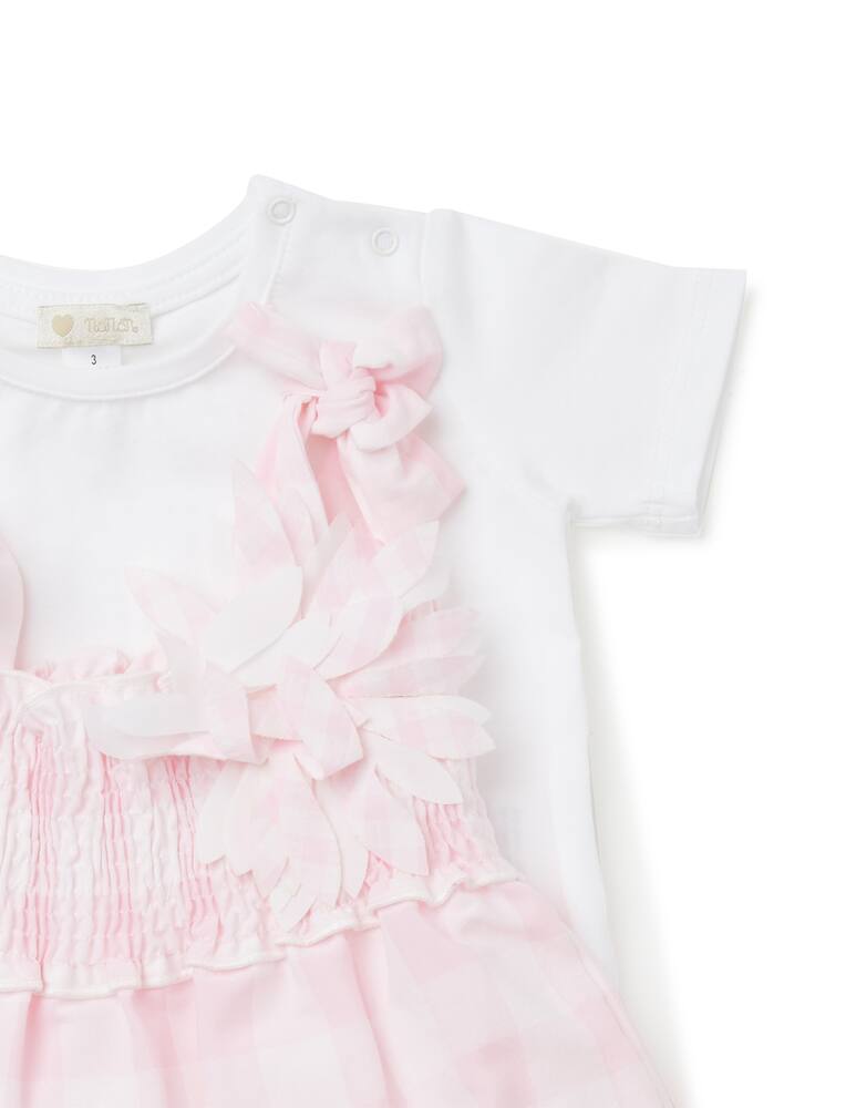 rinascente Nanan Suit set with romper and t-shirt - Pink