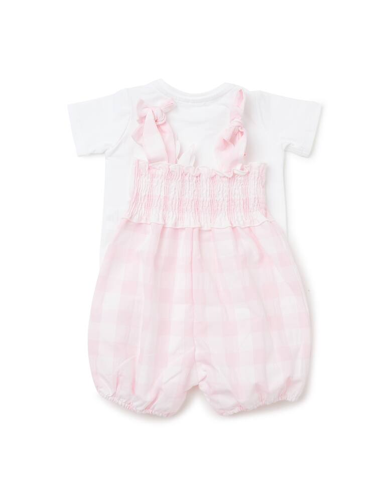 rinascente Nanan Suit set with romper and t-shirt - Pink