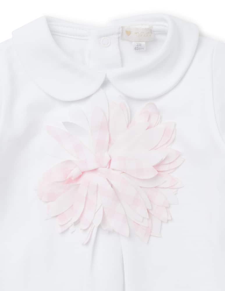 rinascente Nanan Flower baby suit - White