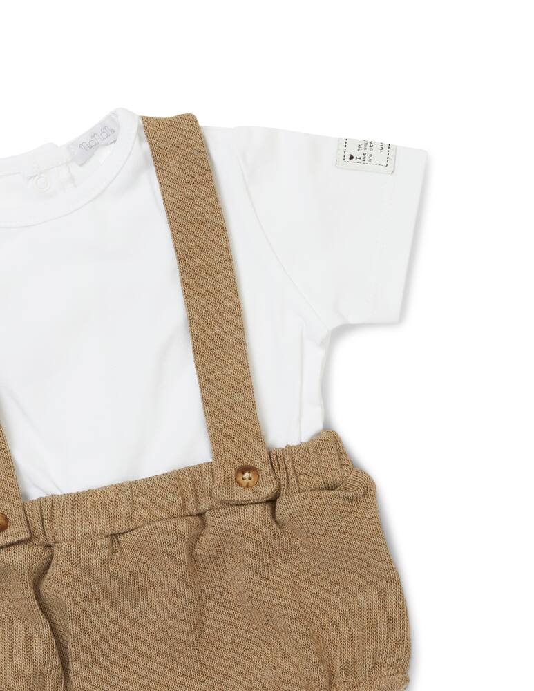 rinascente Nanan Pagliaccetto con bretelle - Beige