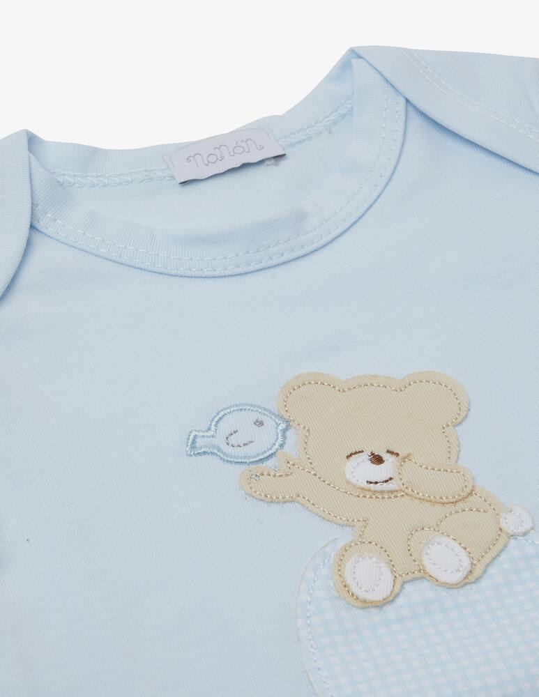 rinascente Nanan Baby bodysuit - Light blue