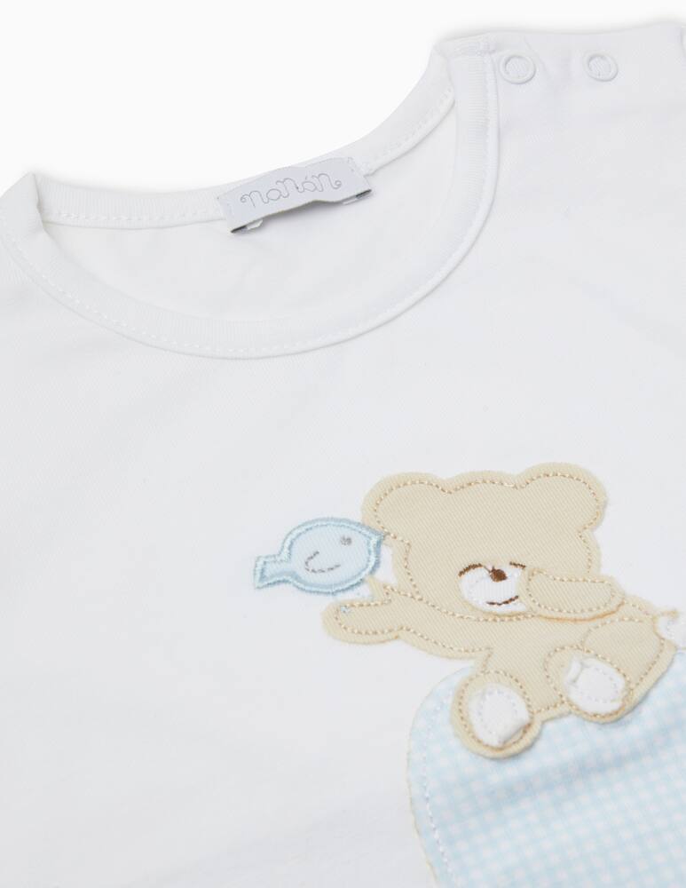 rinascente Nanan Set completo con maglietat e pantaloncino - Azzurro