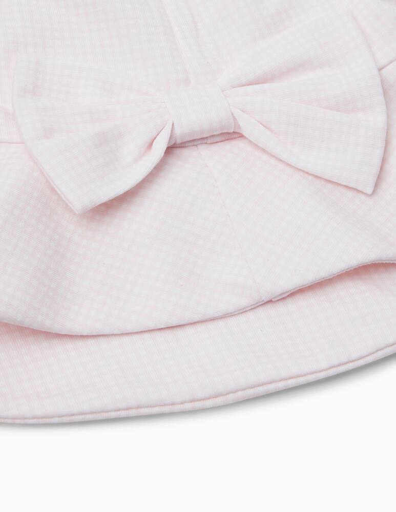 rinascente Nanan Cappellino scozzese con fiocco - Rosa