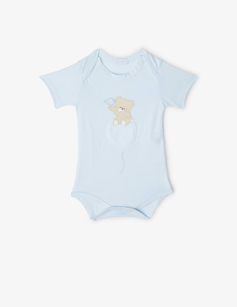 rinascente Nanan Set regalo con tutina bodysuit e cappellino - Azzurro