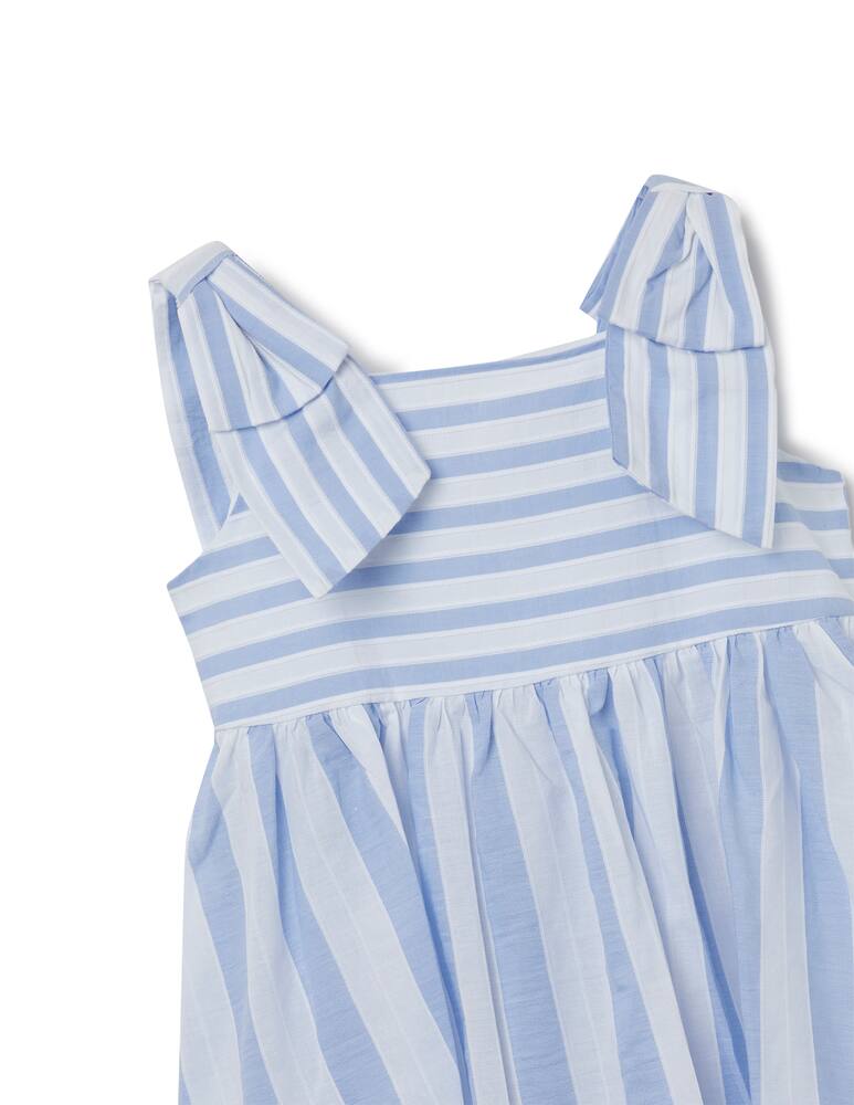 rinascente Nanan Striped bicolor dress - Light blue