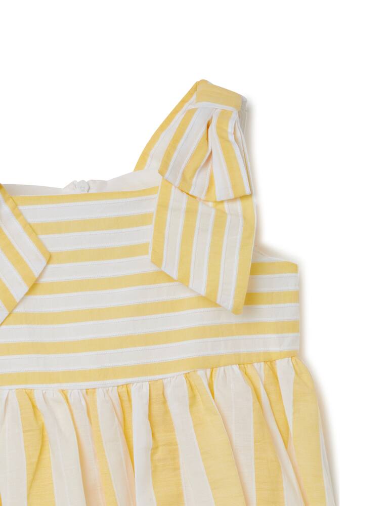 rinascente Nanan Striped bicolor dress - Yellow