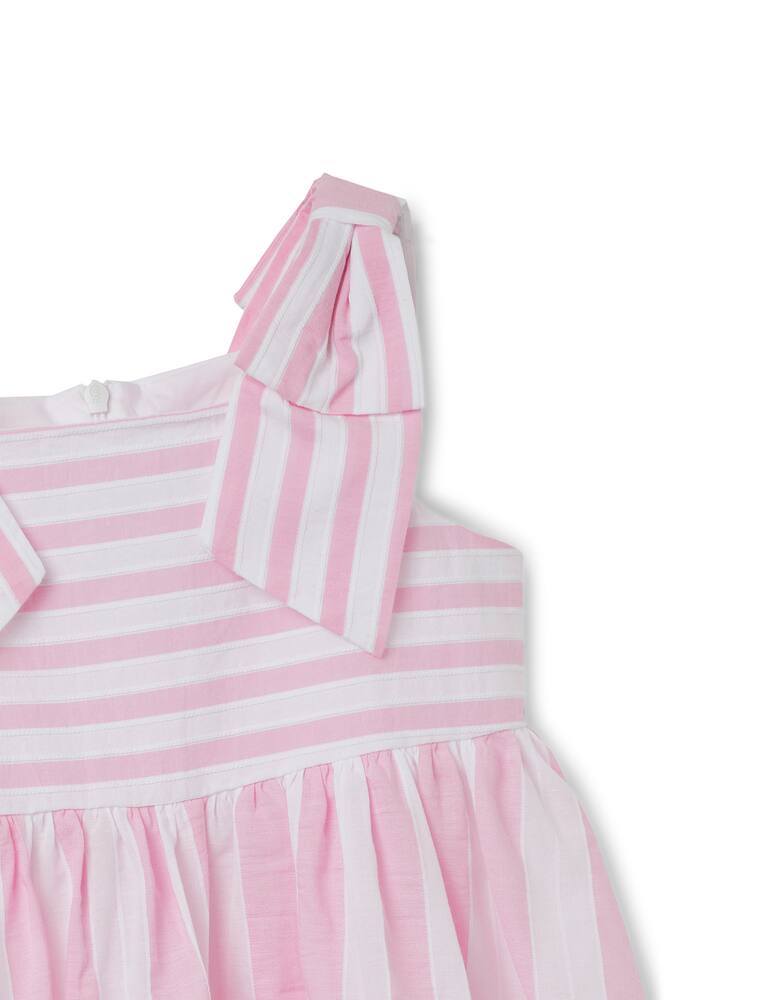 rinascente Nanan Striped bicolor dress - Pink