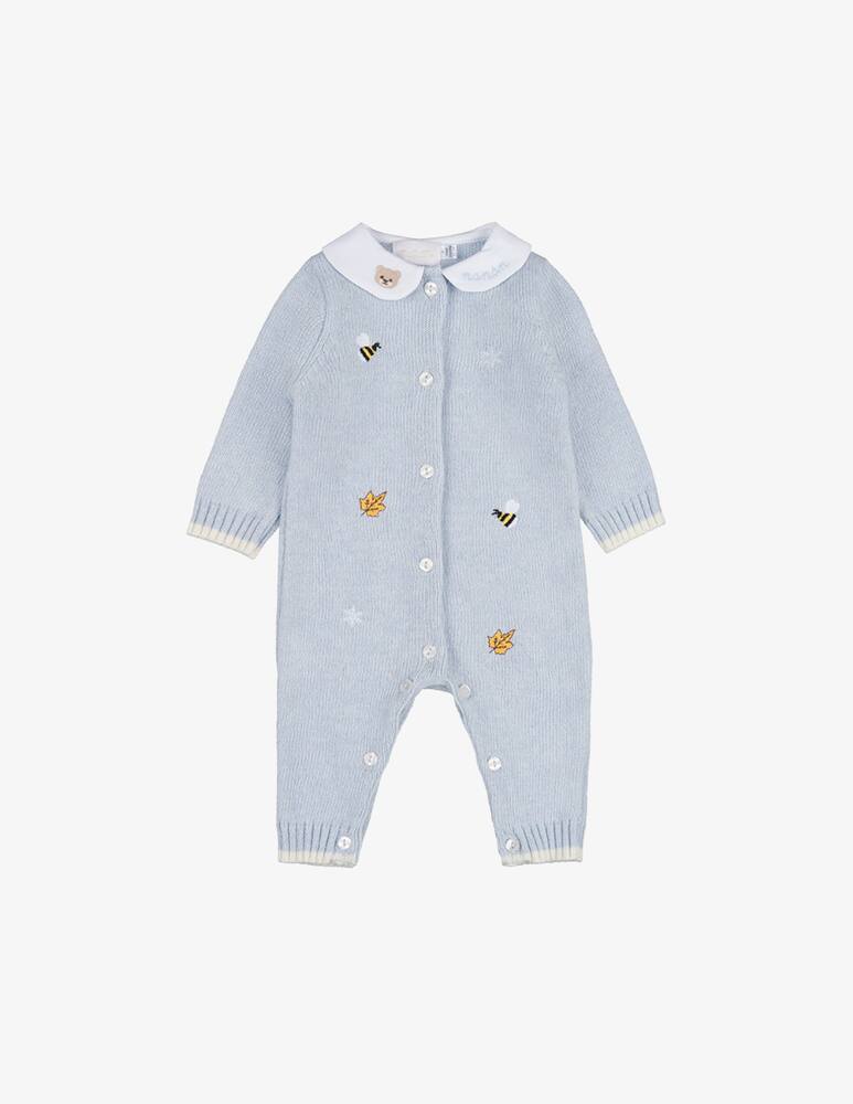 rinascente Nanan Front-embroidered sleepsuit