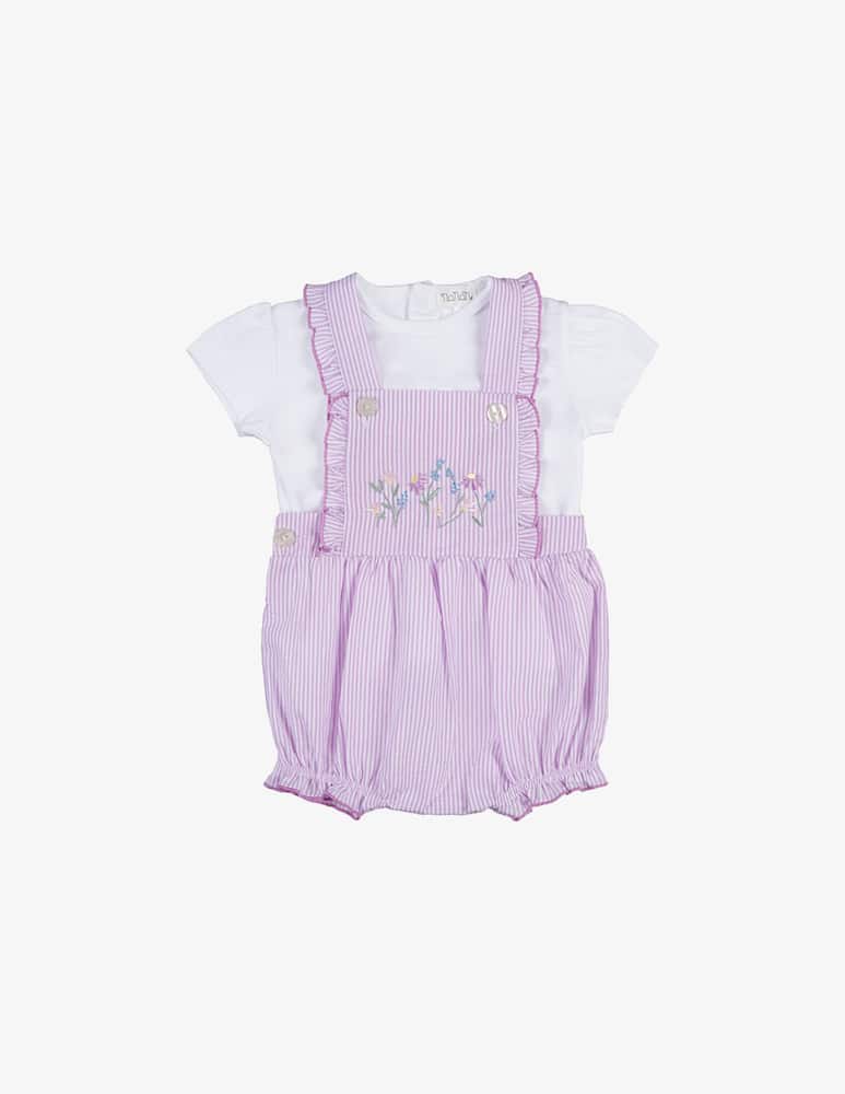 rinascente Nanan T-shirt con salopette righe