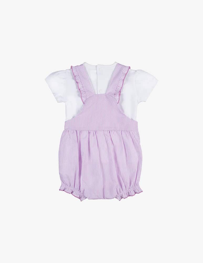 rinascente Nanan T-shirt con salopette righe