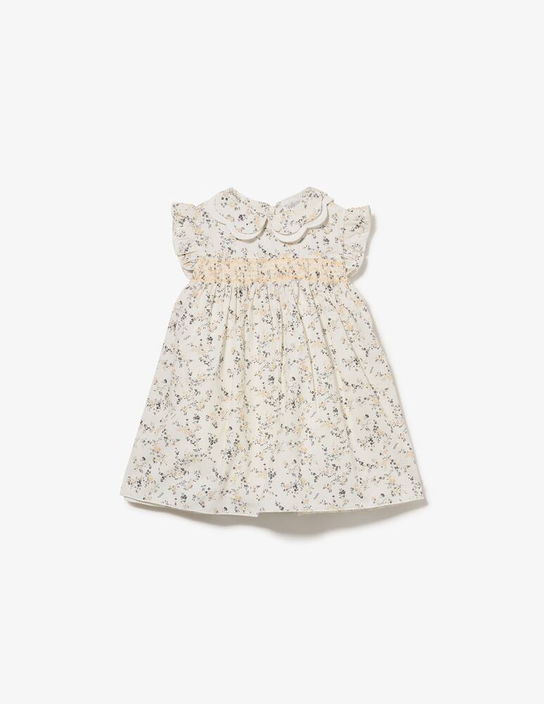 Nanan Floral smocked dress with collar - picture 1