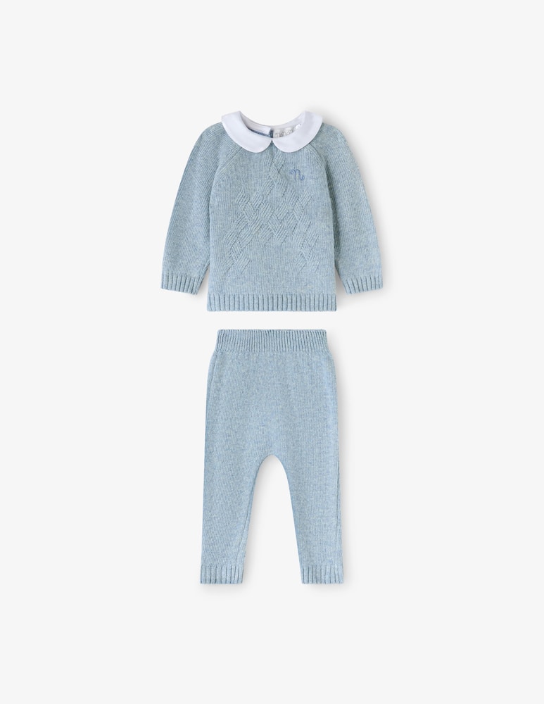 rinascente Nanan Knitted top and trousers set