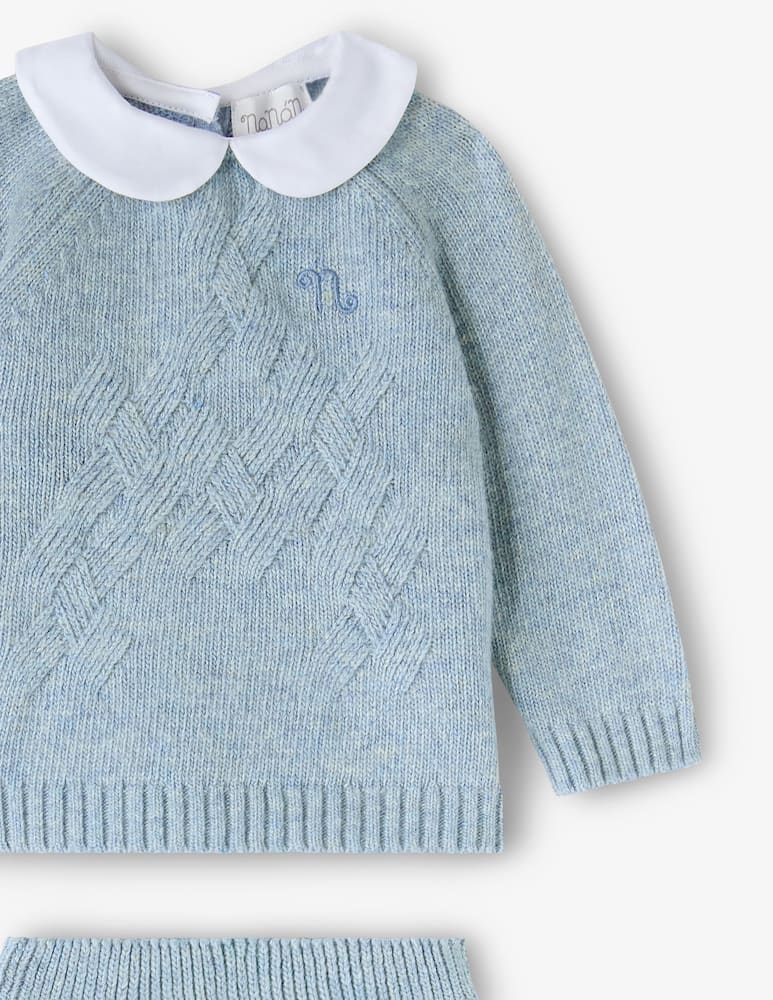 rinascente Nanan Knitted top and trousers set