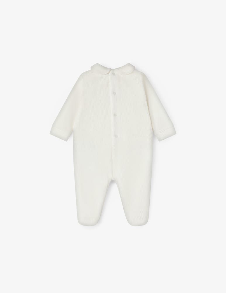 rinascente Nanan Babygrow with bow collar