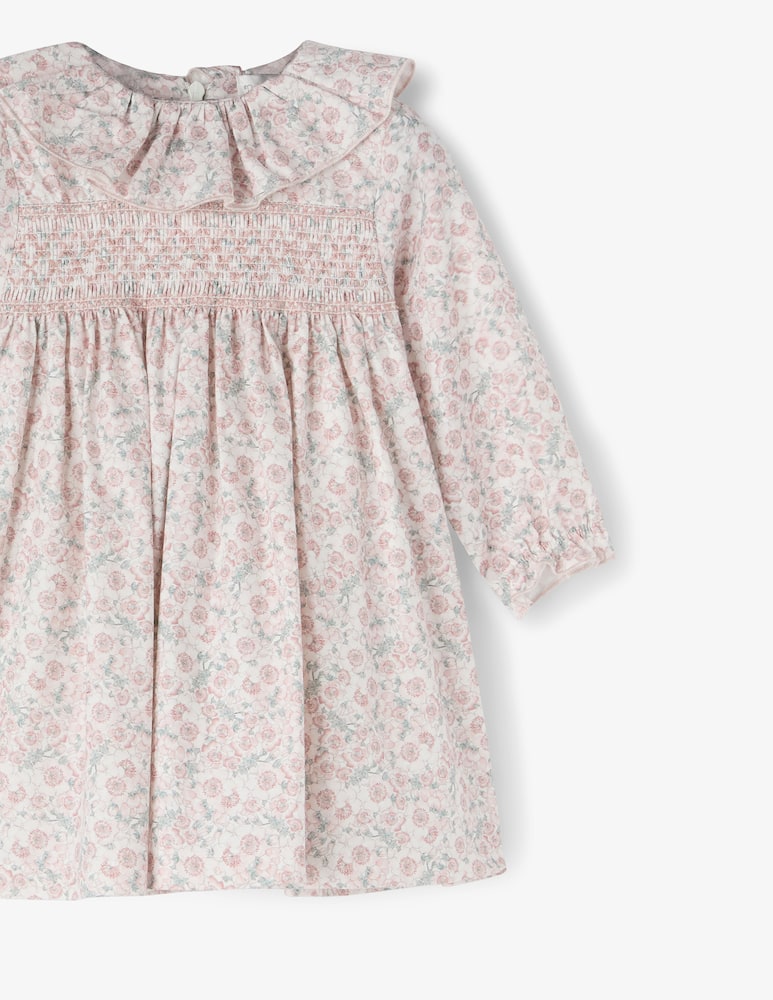 Nanan Abito a fiori con punto smock - immagine 3 Nanan Abito a fiori con punto smock - immagine 3