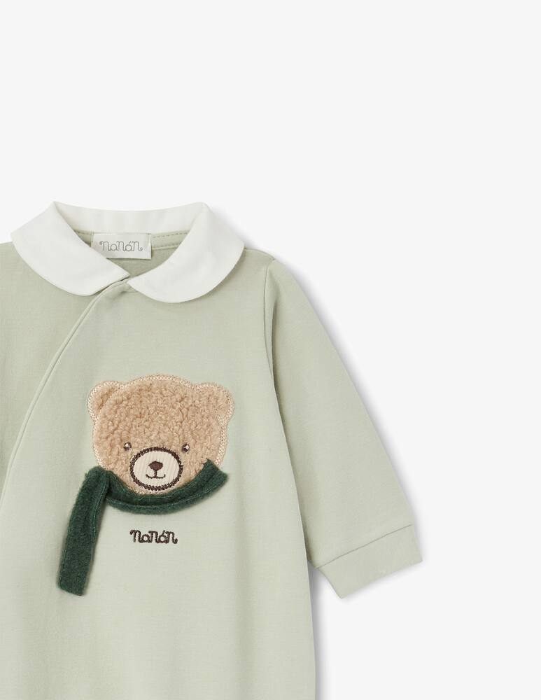 rinascente Nanan Front-opening babygrow with bear