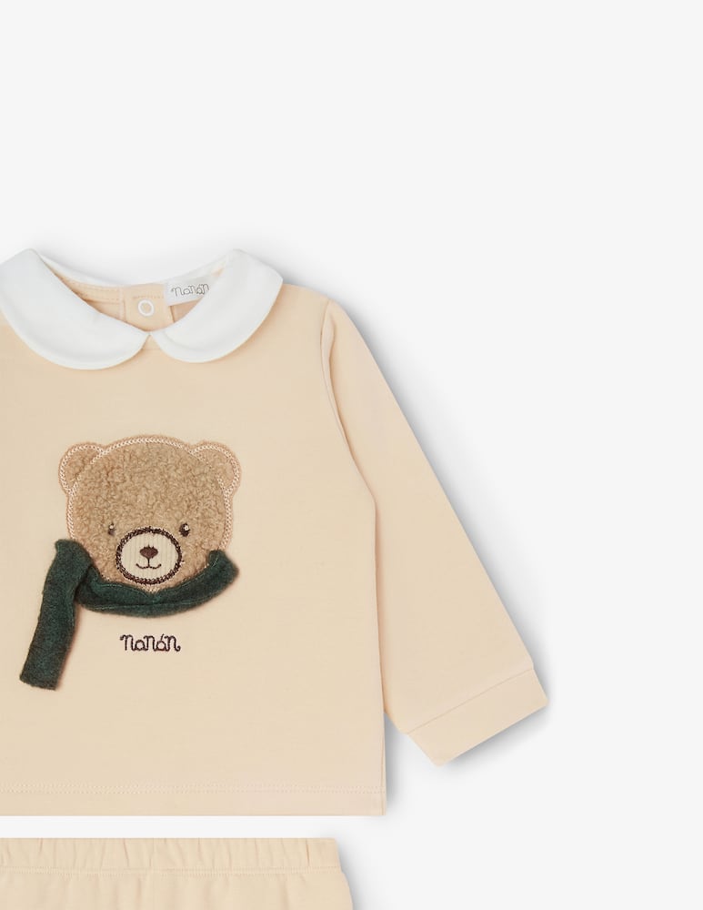 rinascente Nanan Teddy bear babygrow set