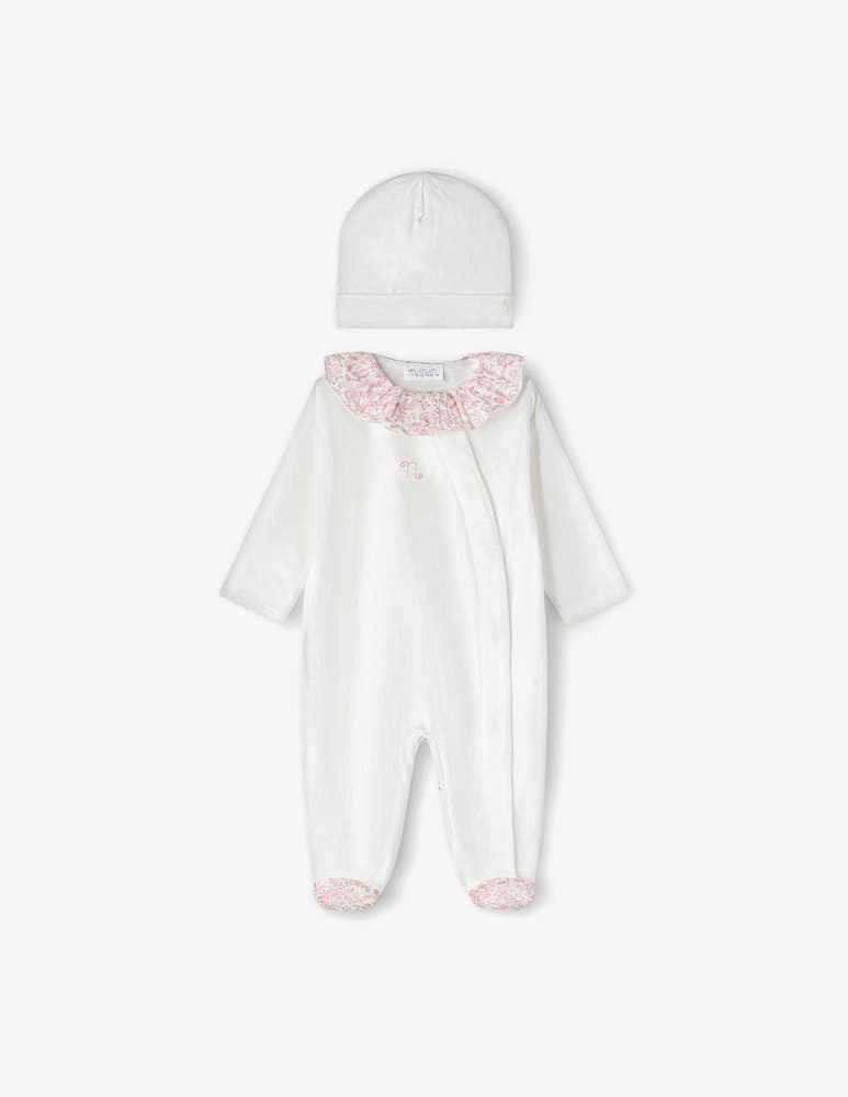 rinascente Nanan Front opening babygrow with hat