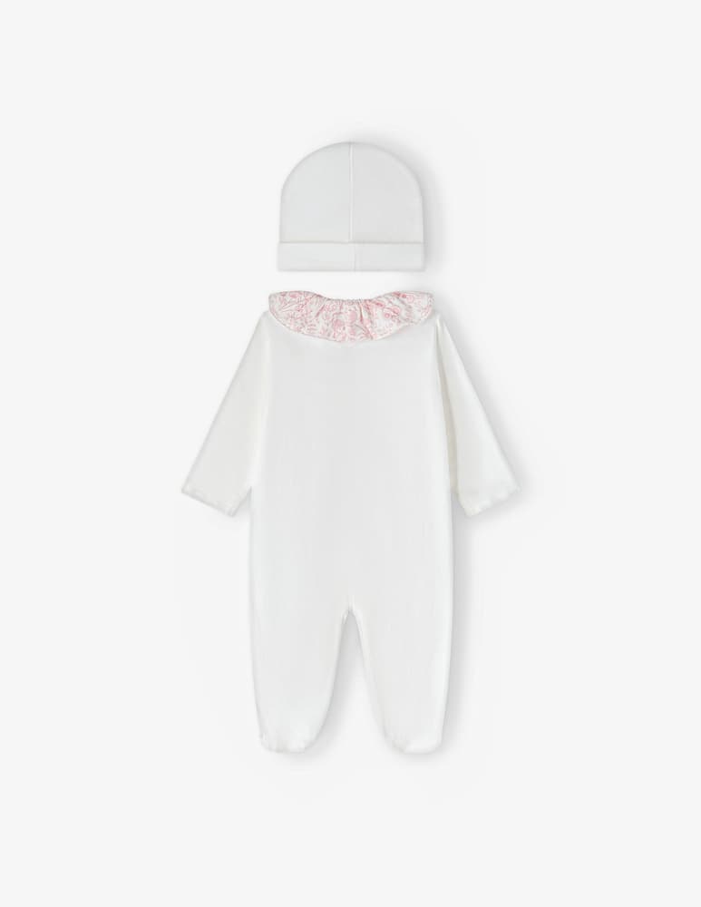 rinascente Nanan Front opening babygrow with hat