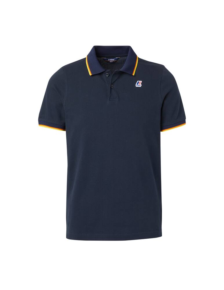 rinascente K-Way Total contrast vincent polo - blue