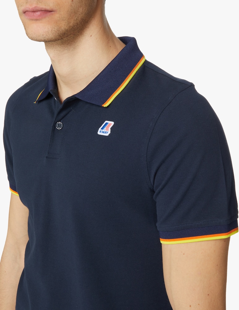 rinascente K-Way Total contrast vincent polo - blue