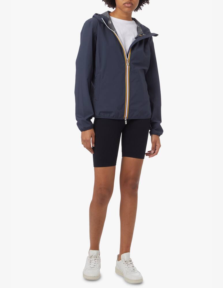 K-Way Lily Stretch Dot lightweight jacket - blue - picture 2 K-Way Lily Stretch Dot lightweight jacket - blue - picture 2