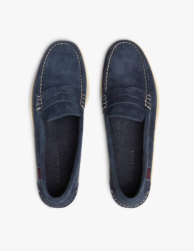 rinascente Sebago Scarpe da barca dan in suede - blu