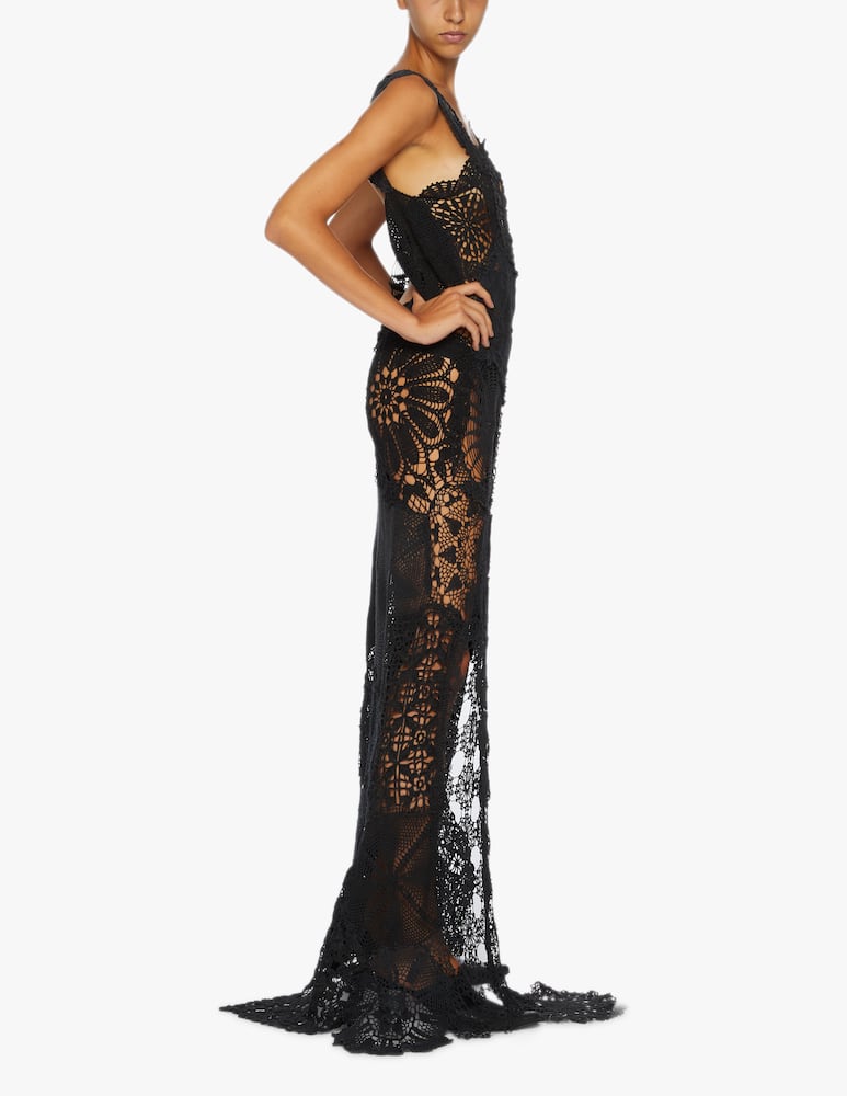 rinascente Marco Rambaldi Crochet handmade long dress