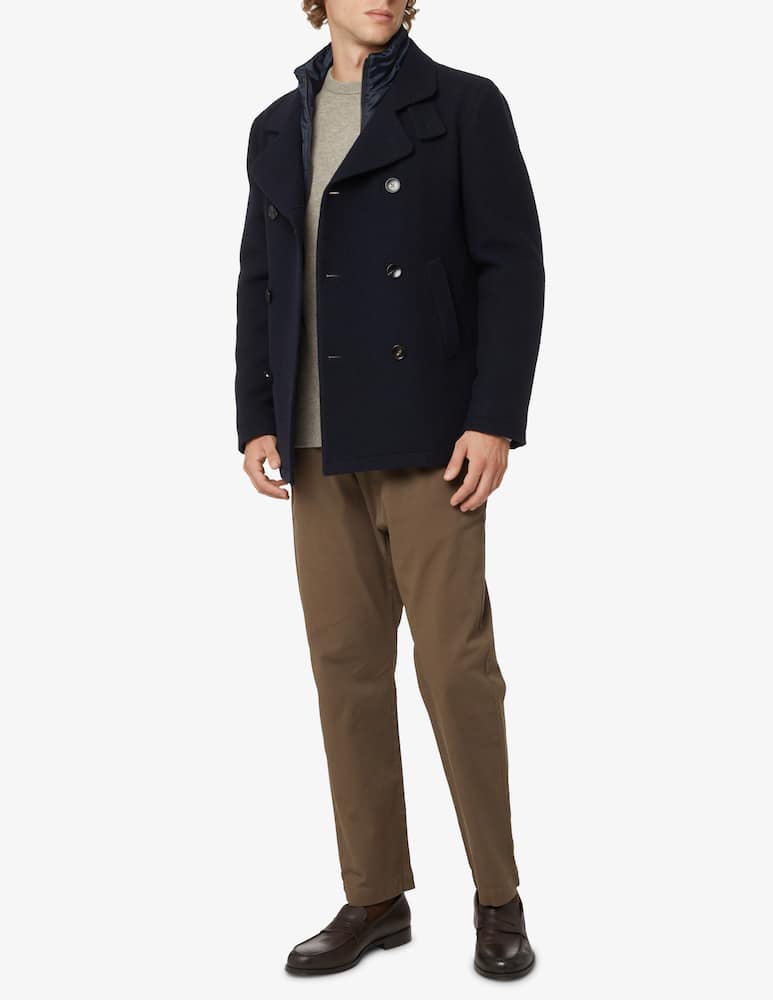 rinascente CC Collection Cappotto pecoat petto staccabile - Blu