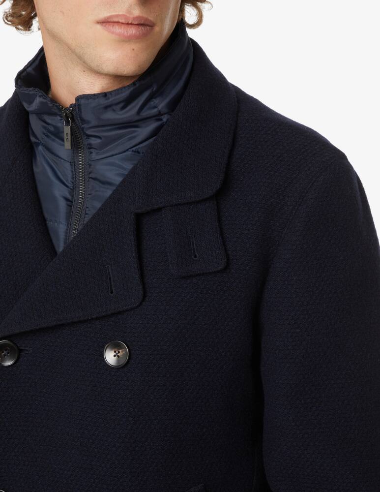 rinascente CC Collection Cappotto pecoat petto staccabile - Blu