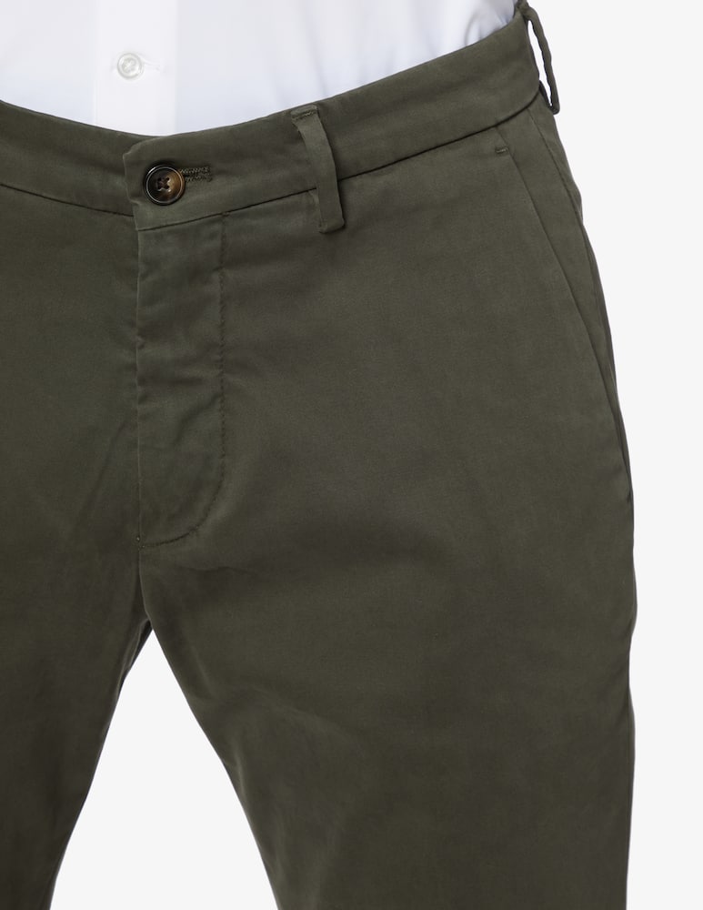 rinascente CC Collection Cotton chino trousers - Green
