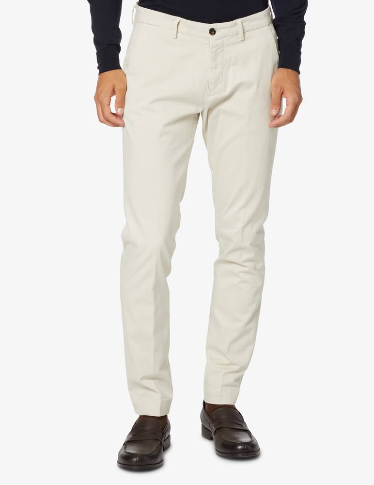 rinascente CC Collection Cotton chino trousers - White