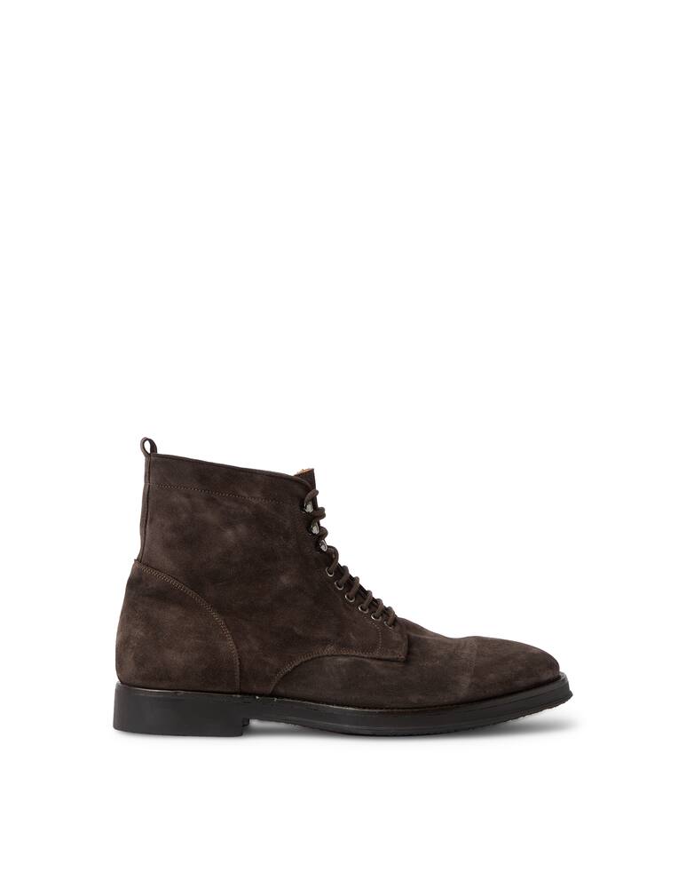 rinascente Alberto Fasciani Leather short boot lace-up