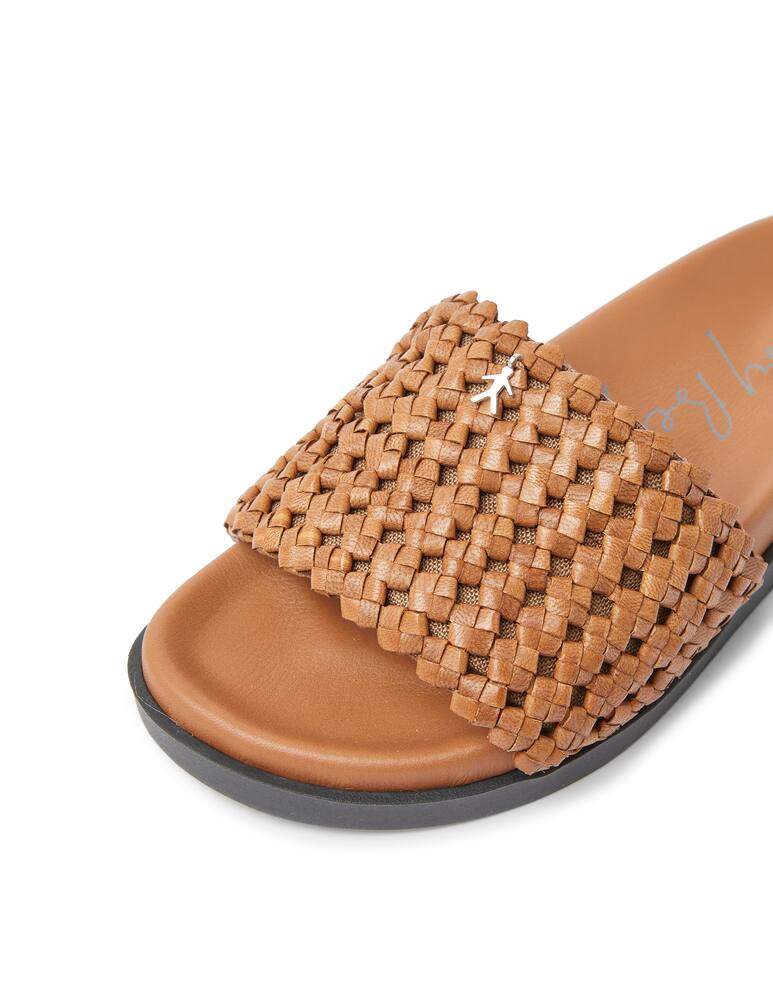 rinascente Henry Beguelin Sandali bassi con intreccio - marrone