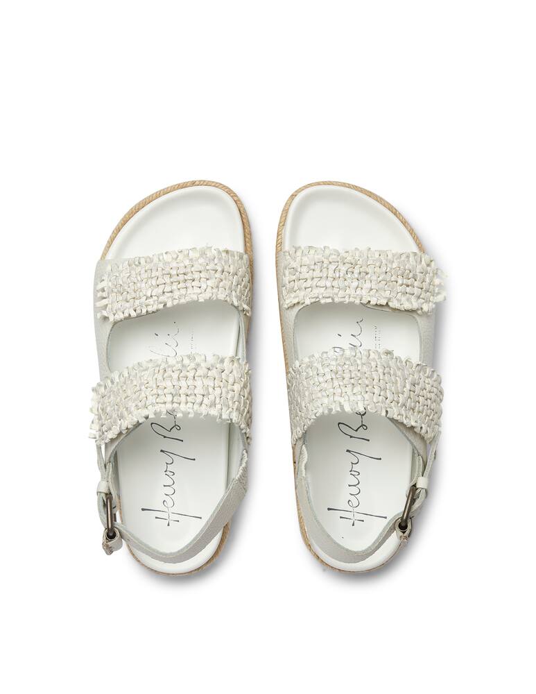 rinascente Henry Beguelin Sandali bassi con intreccio - bianco