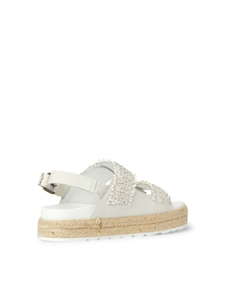 rinascente Henry Beguelin Sandali bassi con intreccio - bianco