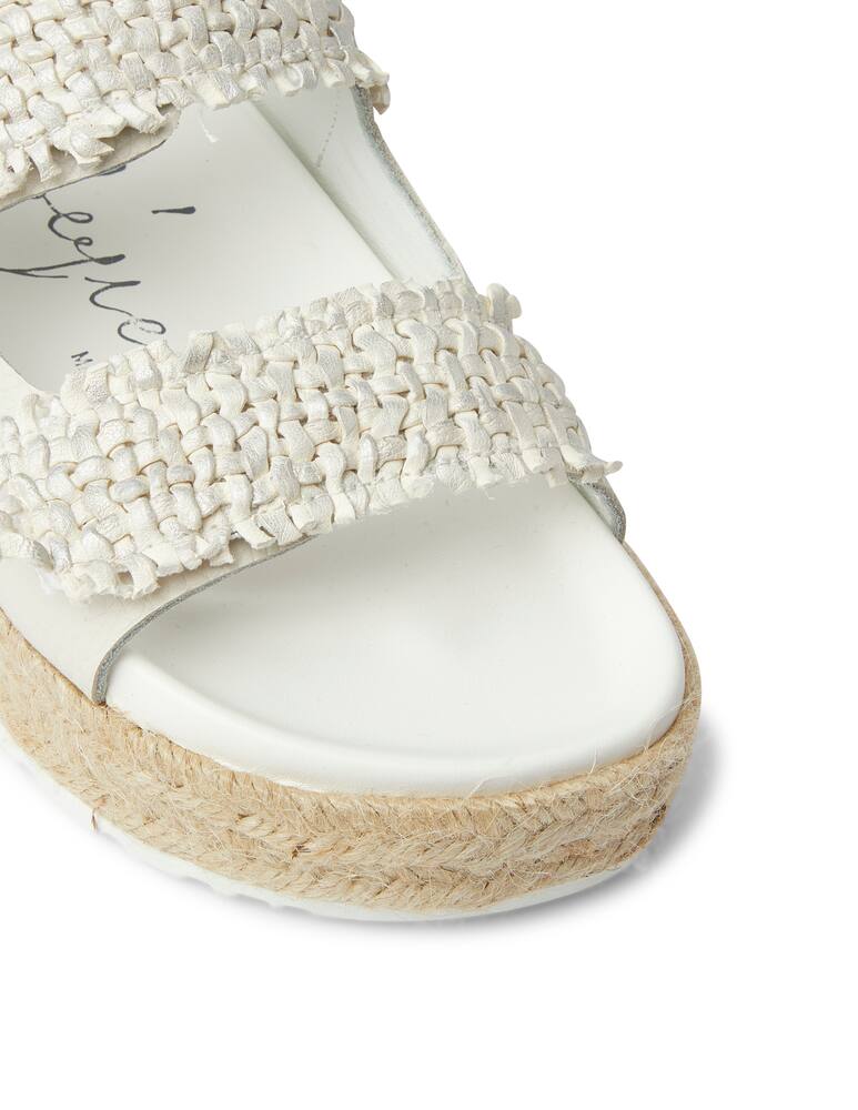 rinascente Henry Beguelin Sandali bassi con intreccio - bianco