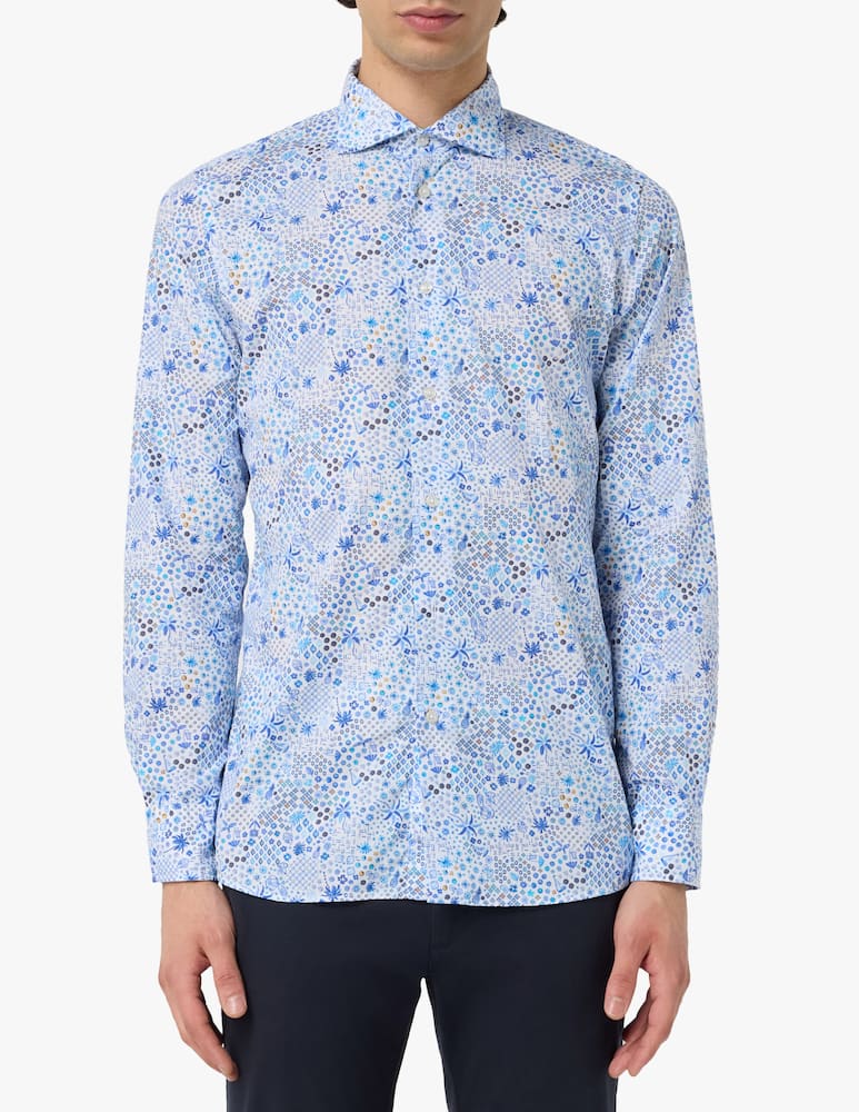 rinascente Altemflower Camicia microstampa disegni