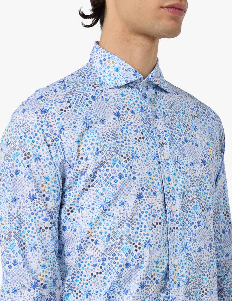 rinascente Altemflower Camicia microstampa disegni