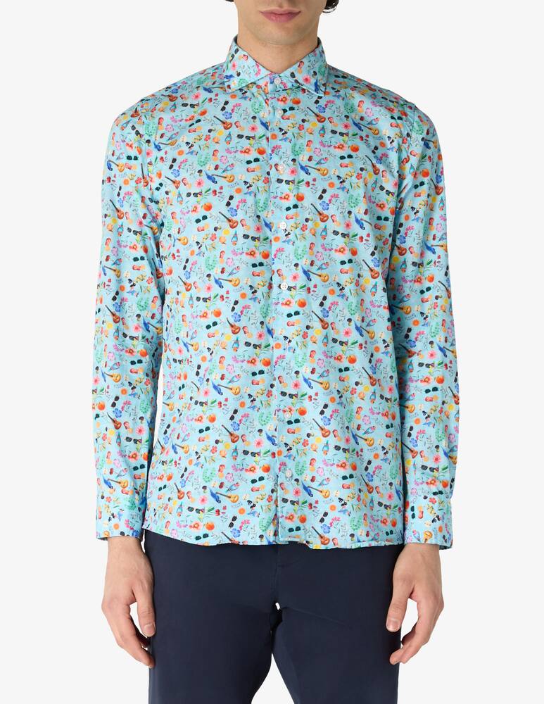 rinascente Altemflower Printed design shirt