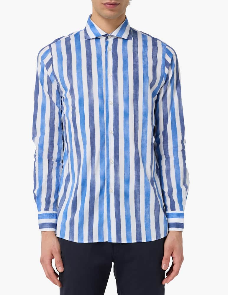 rinascente Altemflower Striped long-sleeve shirt