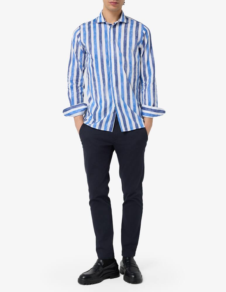rinascente Altemflower Striped long-sleeve shirt