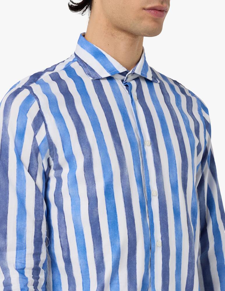 rinascente Altemflower Striped long-sleeve shirt