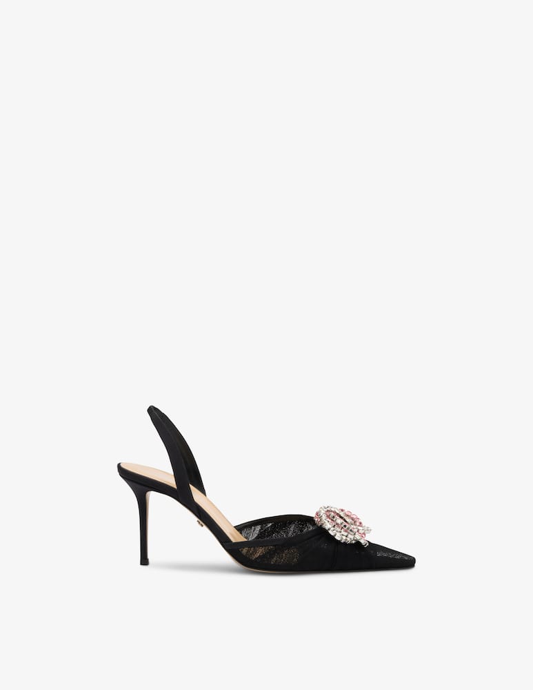 Mach & Mach Slingback in tulle Galaxy - immagine 1 Mach & Mach Slingback in tulle Galaxy - immagine 1