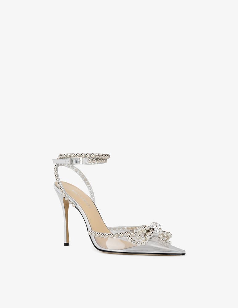Mach & Mach Studs double bow slingback heel - picture 2 Mach & Mach Studs double bow slingback heel - picture 2