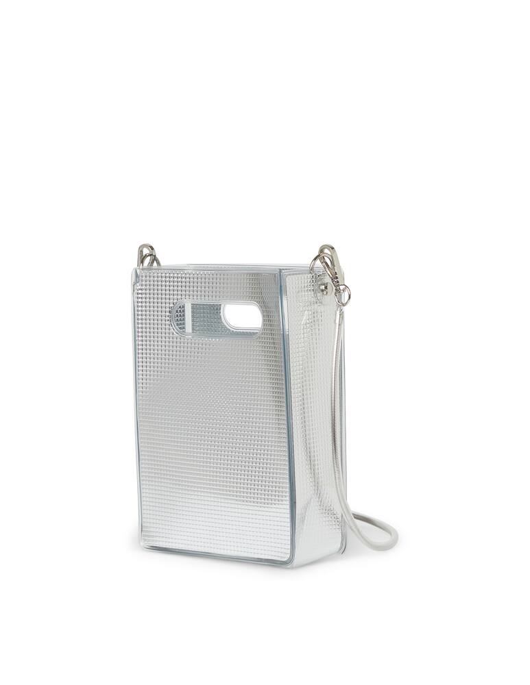 rinascente Nana Nana A5 Silver Sheet PVC bag