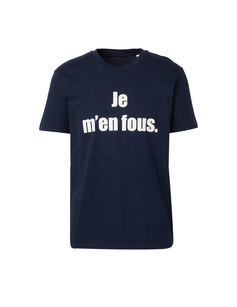 rinascente Les Petits Basics T-shirt je men fous - blue